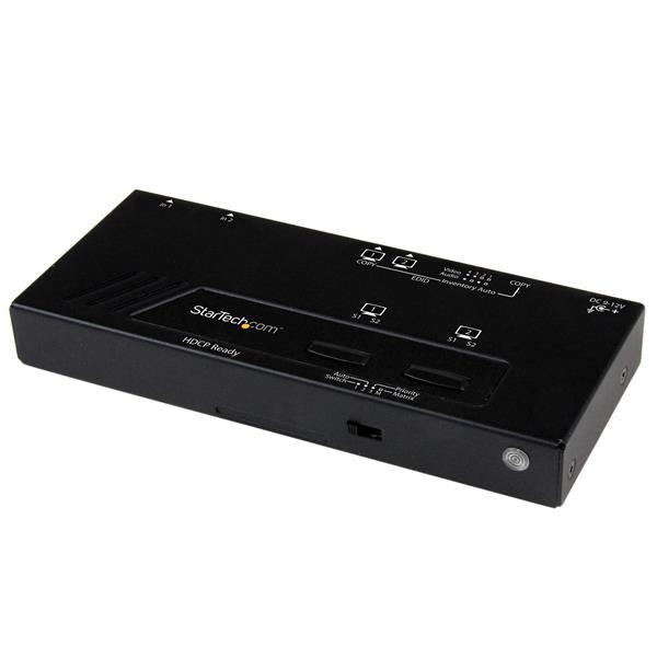 Startech.Com 2X2 Hdmi Matrix Switch W/ Automatic And Priority Switching  1080P