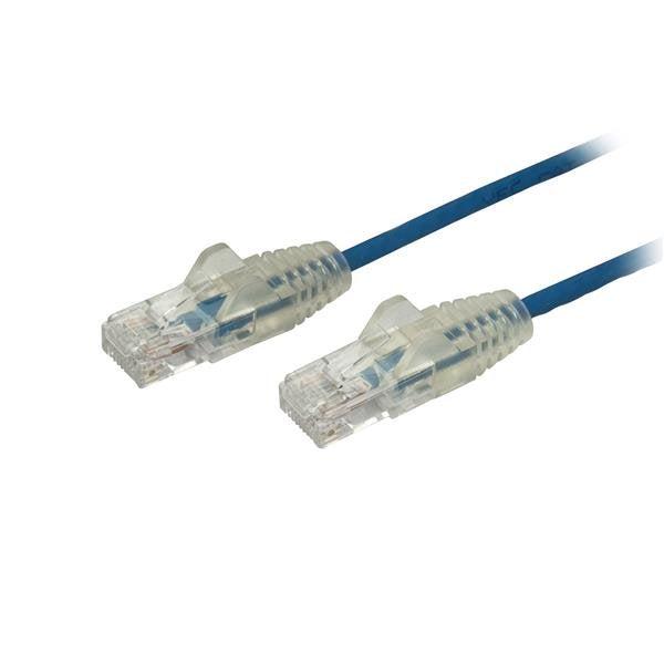 Startech.Com 3 Ft. Cat6 Ethernet Cable - Slim - Snagless Rj45 Connectors - Blue