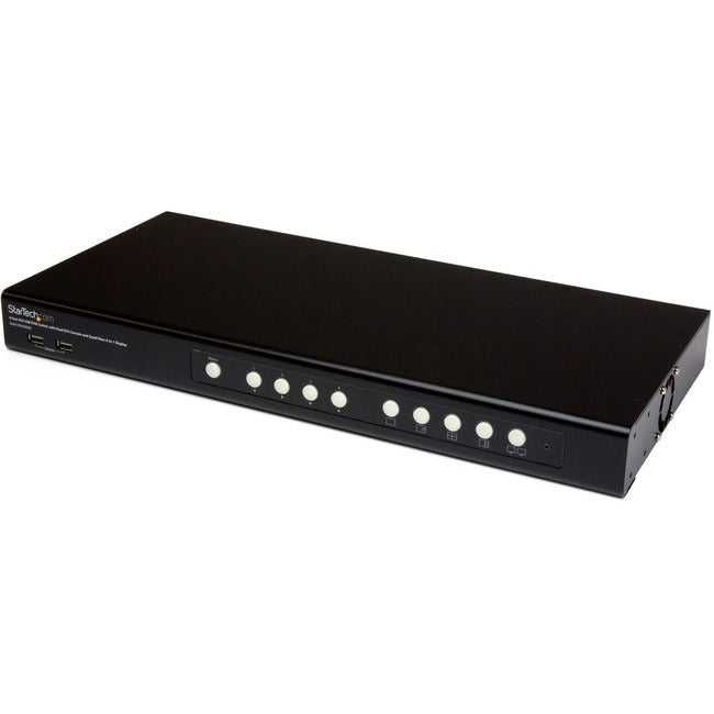 Startech.Com 4 Port Dvi Usb Kvm Switch With Dual Dvi Console And Quad-View 4-In-1 Display