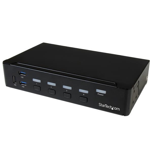 Startech.Com 4-Port Displayport Kvm Switch - Usb 3.0 - 4K 30Hz