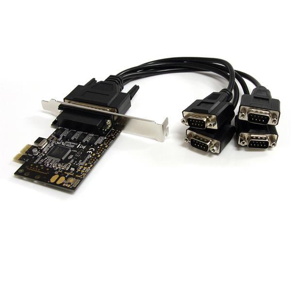 Startech.Com 4 Port Rs232 Pci Express Serial Card W/ Breakout Cable