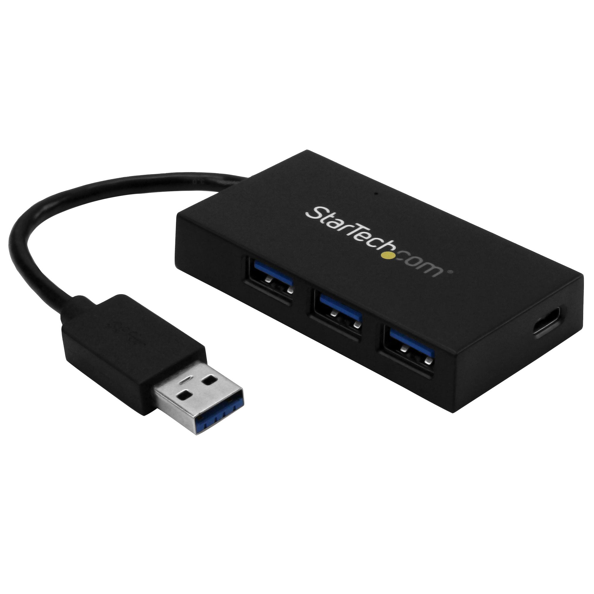Startech.Com 4 Port Usb 3.0 Hub - Usb Type-A Hub With 1X Usb-C & 3X Usb-A Ports (Superspeed 5Gbps) - Usb Bus Powered - Usb 3.1 Gen 1 Adapter Hub - Portable/Laptop Usb Hub