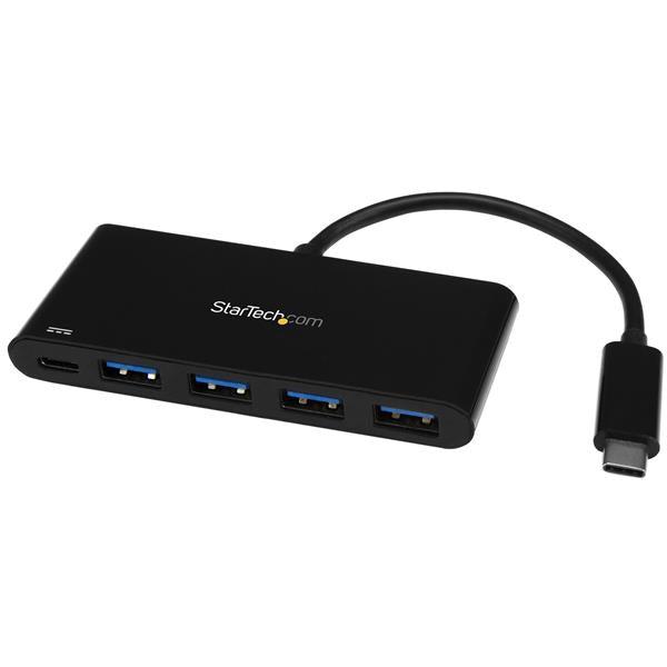 Startech.Com 4 Port Usb C Hub With 4 Usb Type-A Ports (Usb 3.0 Superspeed 5Gbps) - 60W Power