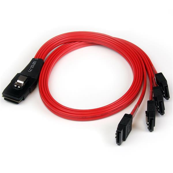 Startech.Com 50Cm Sff-8087 To 4X Sata - Internal Mini Sas To Sata Reverse Cable