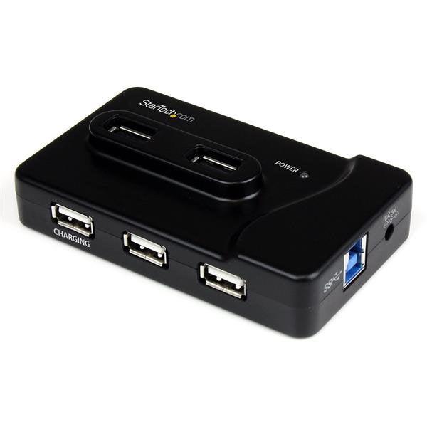 Startech.Com 6 Port Usb 3.0 / Usb 2.0 Combo Hub With 2A Charging Port  2X Usb 3.0 & 4X Usb 2.0