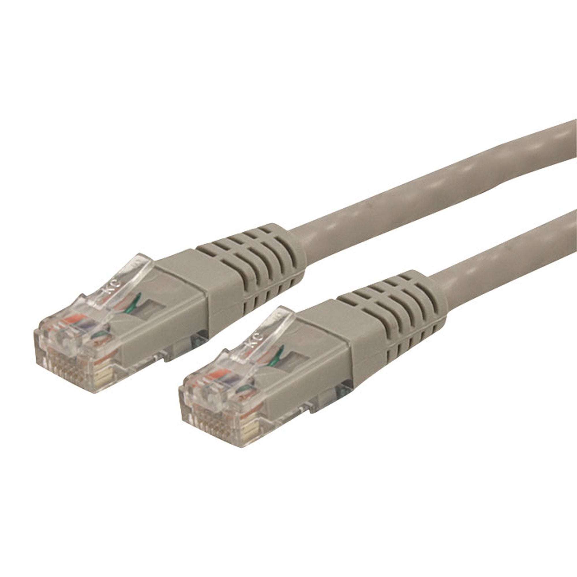Startech.Com 6Ft Cat6 Ethernet Cable - Gray Cat 6 Gigabit Ethernet Wire -650Mhz 100W Poe Rj45 Utp Molded Network/Patch Cord W/Strain Relief/Fluke Tested/Wiring Is Ul Certified/Tia