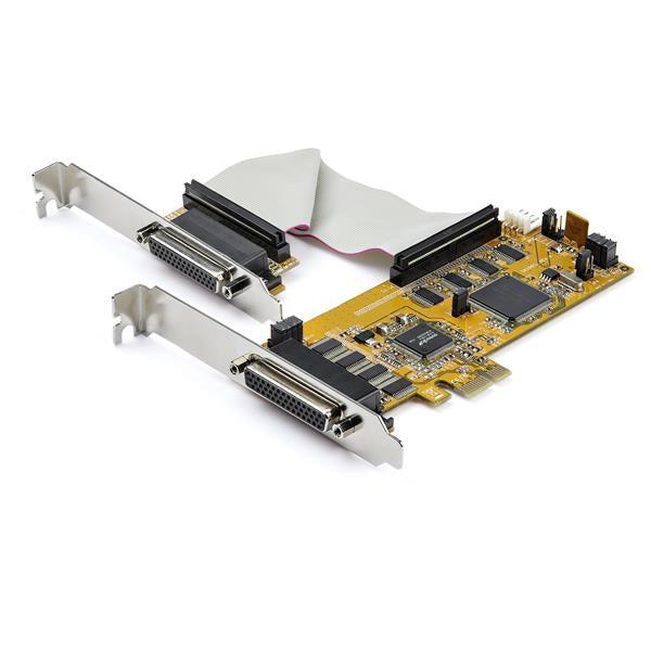 Startech.Com 8-Port Pci Express Rs232 Serial Adapter Card - Pcie Rs232 Serial Card - 16C1050 Uart