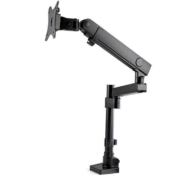 Startech.Com Desk Mount Monitor Arm With 2X Usb 3.0 Ports - Pole Mount Full Motion Single Arm