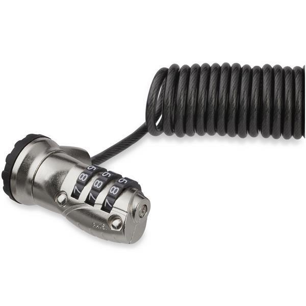 Startech.Com Laptop Cable Lock - Self-Coiling Cable - 3-Digit Combination Lock
