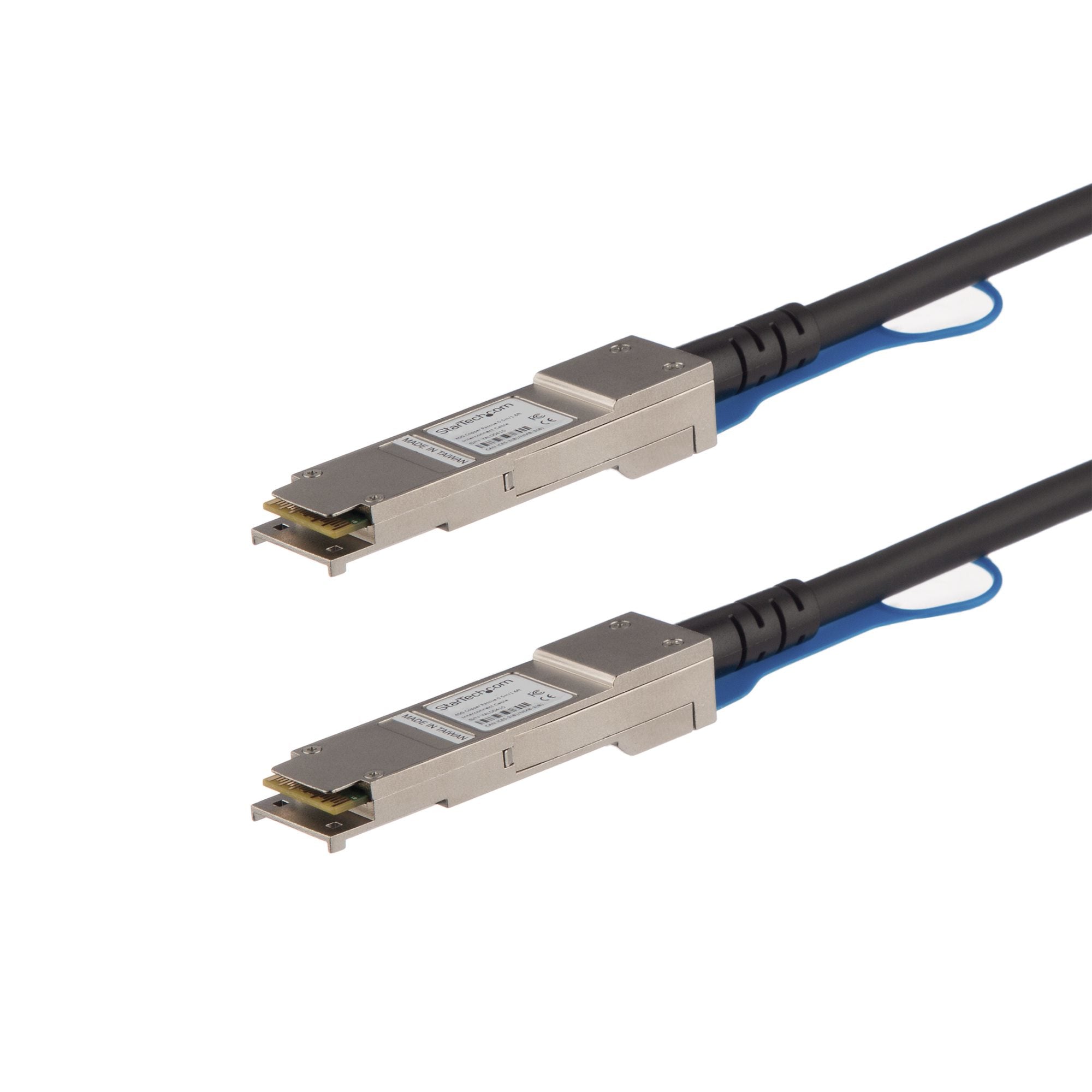 Startech.Com Msa Uncoded Compatible 1M 40G Qsfp+ To Qsfp+ Direct Attach Breakout Cable Twinax - 40