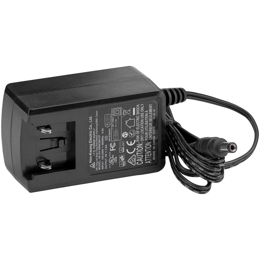 StarTech.com Replacement 5V DC Power Adapter - 5 Volts, 3 Amps SVA5M3NEUA