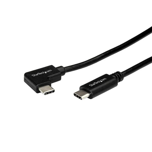 Startech.Com Right-Angle Usb-C Cable - M/M - 1 M (3 Ft.) - Usb 2.0