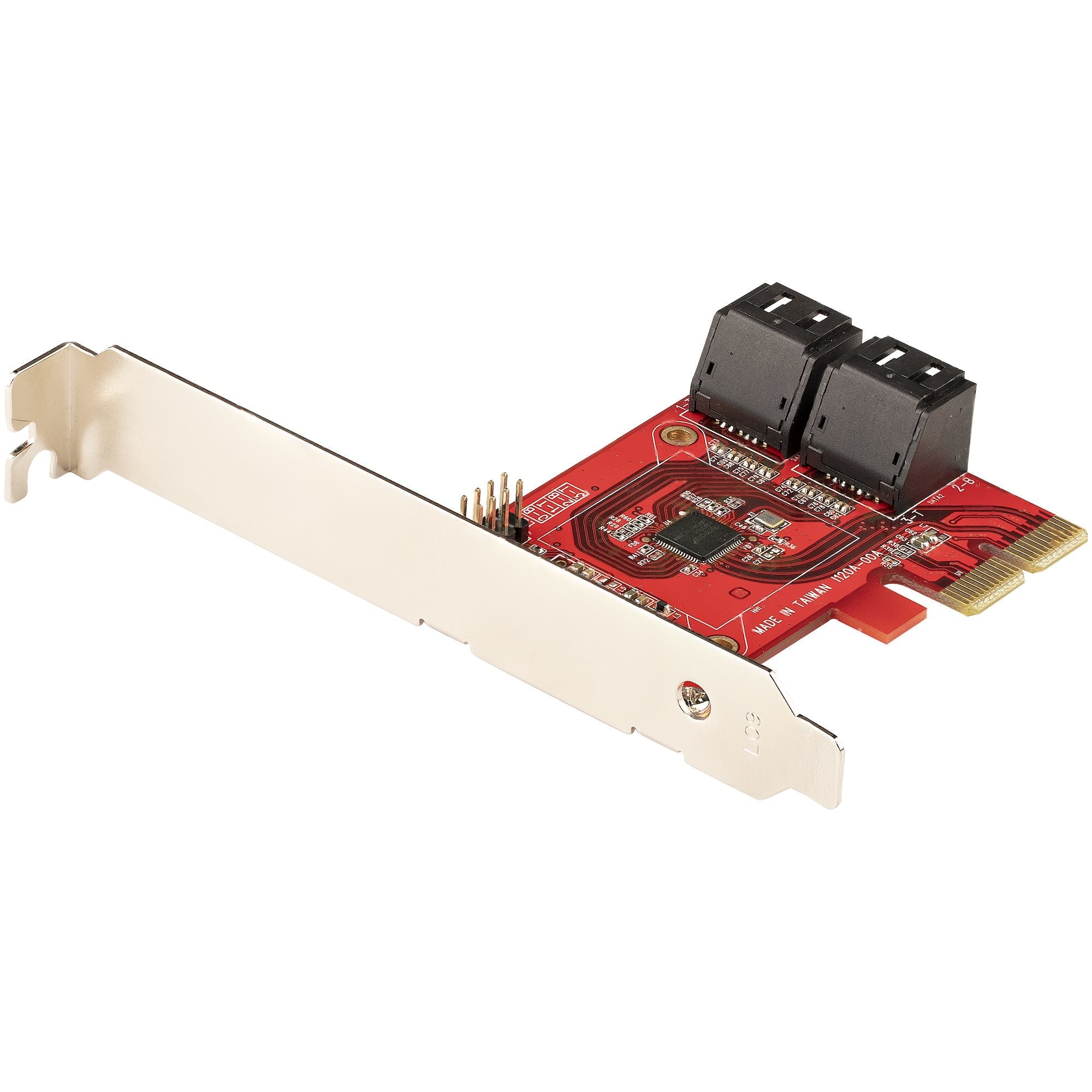 Startech.Com Sata Pcie Card - 4 Port Pcie Sata Expansion Card - 6Gbps - Low Profile Bracket -