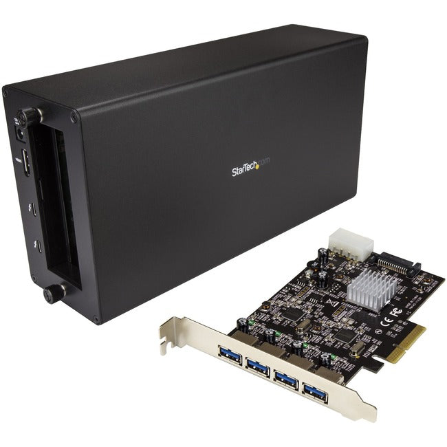 Startech.Com Thunderbolt 3 To Pcie Usb 3.1 Adapter - Thunderbolt 3 Pcie Expansion - Chassis + Card