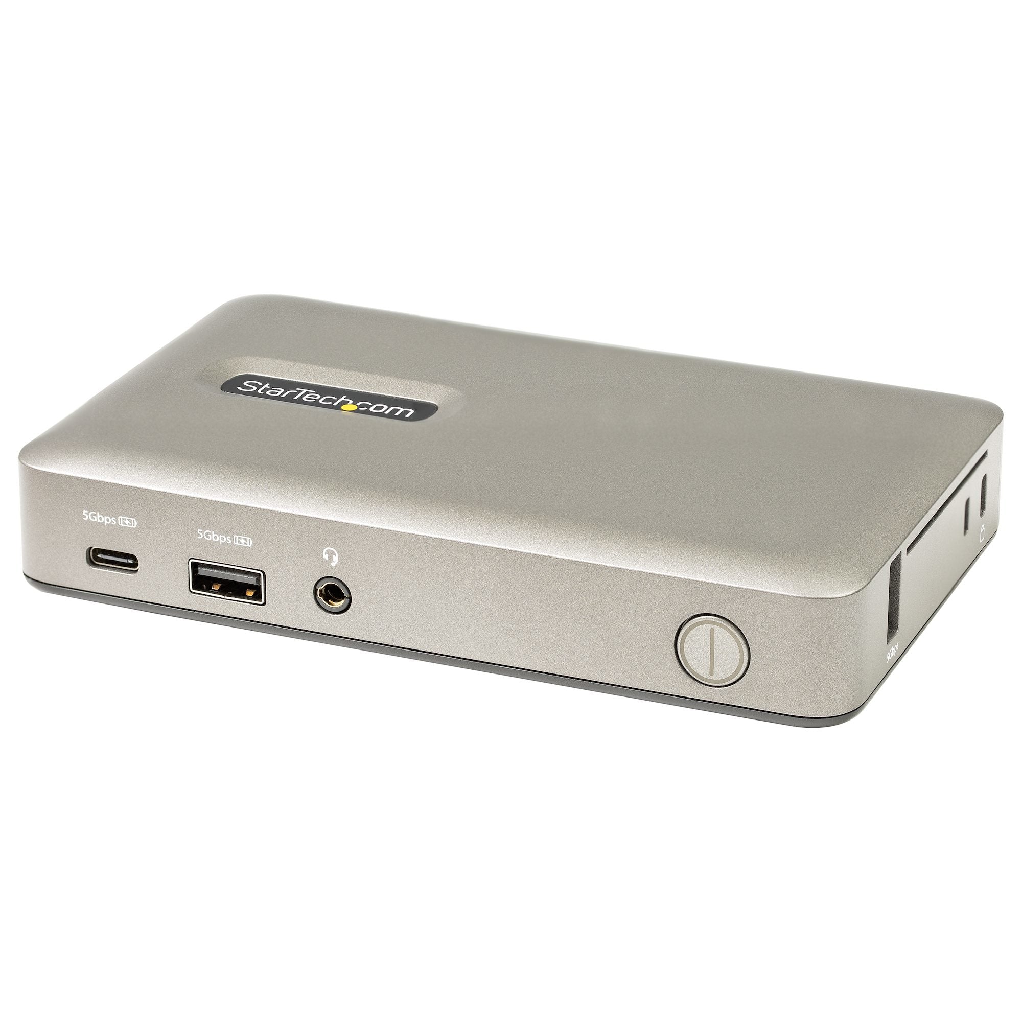 Startech.Com Usb C Dock - Usb-C To Displayport 4K 30Hz Or Vga - 65W Power Delivery Pass-Through Charging - 4-Port Usb 3.1 Gen 1 Hub - Universal Usb-C Laptop Docking Station With Ethernet