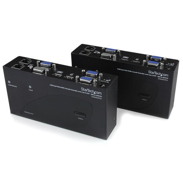 Startech.Com Usb Dual Vga Over Cat5 Kvm Console Extender - 650 Ft / 200M