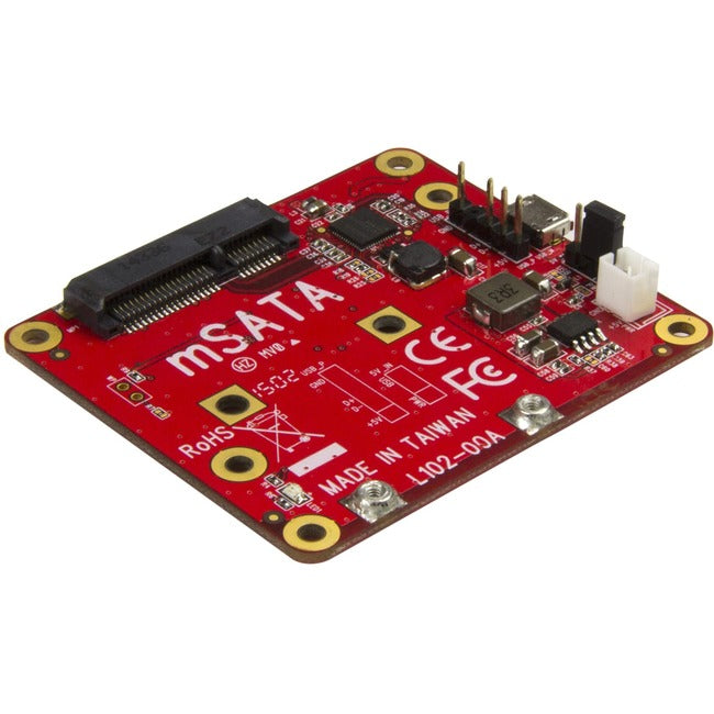 StarTech.com USB to mSATA Converter for Raspberry Pi and Development Boards - USB to mini SATA Adapter for Raspberry Pi PIB2MS1