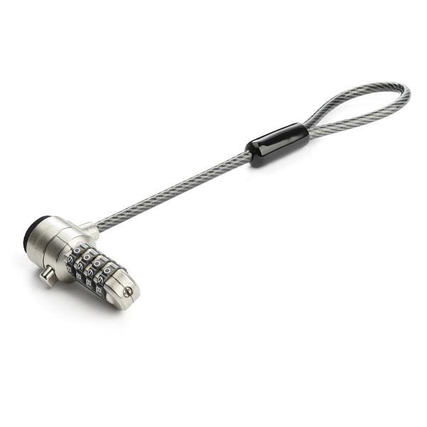 Startech.Com Universal Laptop Cable Lock Expansion Loop - 6” (15Cm) Anti Theft 4-Digit Combination