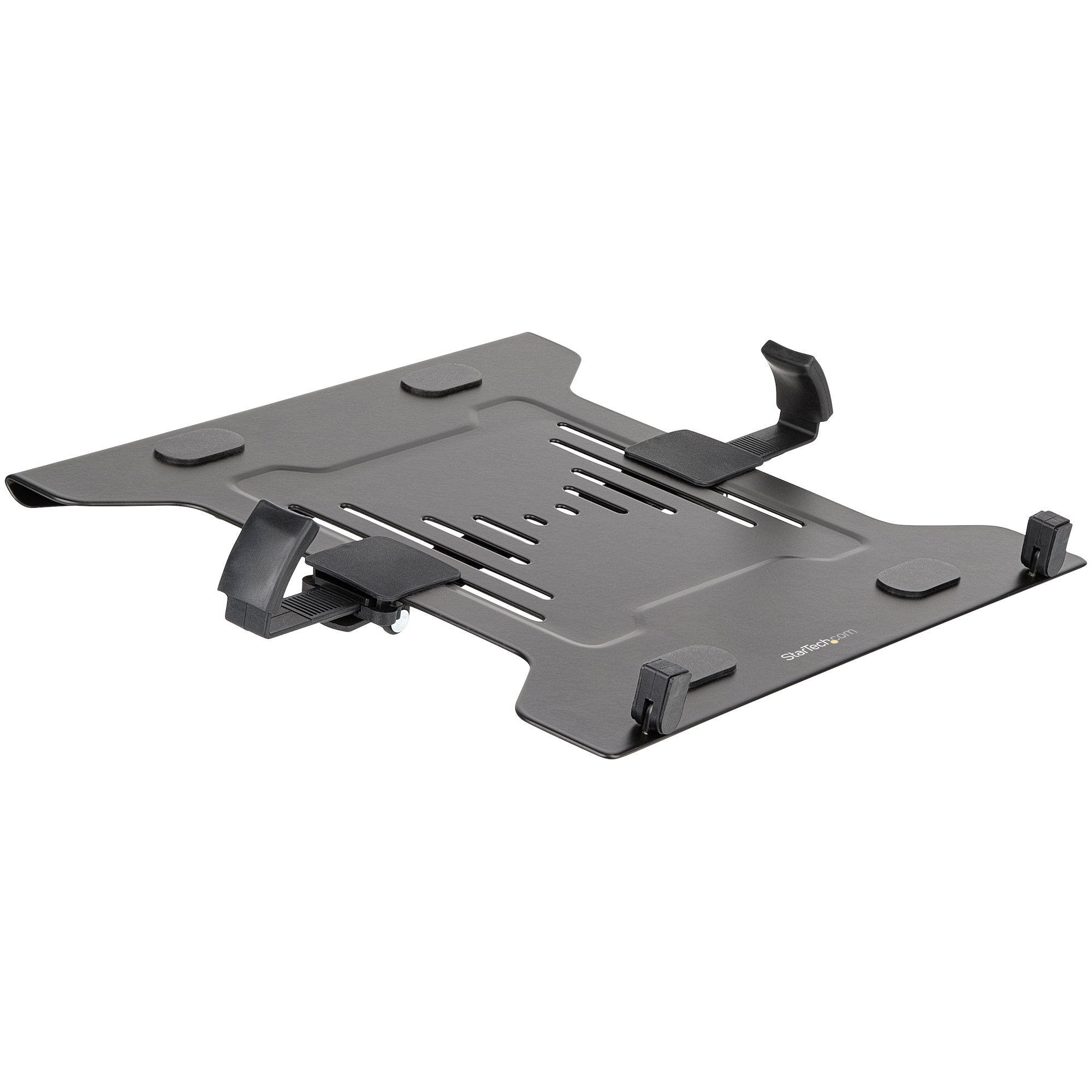 Startech.Com Vesa Laptop Tray - Adjustable Monitor Arm Laptop Tray Secures Notebooks (4.5Kg / 9.9Lb) - 75X75 & 100X100 Vesa Mount Holes - Ventilated - For Monitor Desk Mounts/Stands
