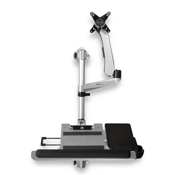 Startech.Com Wall Mount Workstation - Articulating Standing Desk W/ Ergonomic Height Adjustable