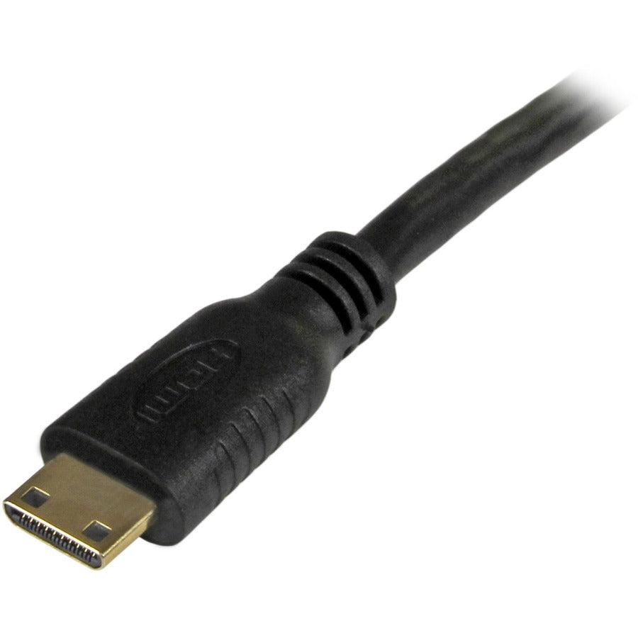 Startech.Com 1 Ft High Speed Hdmi® Cable With Ethernet - Hdmi To Hdmi Mini- M/M