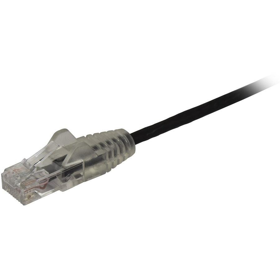 Startech.Com 1 Ft. Cat6 Ethernet Cable - Slim - Snagless Rj45 Connectors - Black