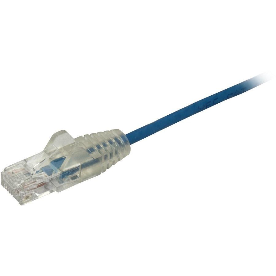 Startech.Com 1 Ft. Cat6 Ethernet Cable - Slim - Snagless Rj45 Connectors - Blue