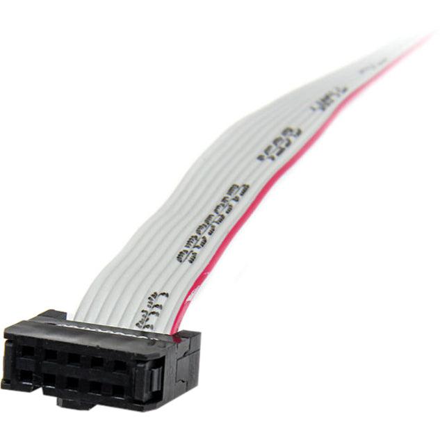 Startech.Com 1 Port 16In Db9 Serial Port Bracket To 10 Pin Header - Low Profile