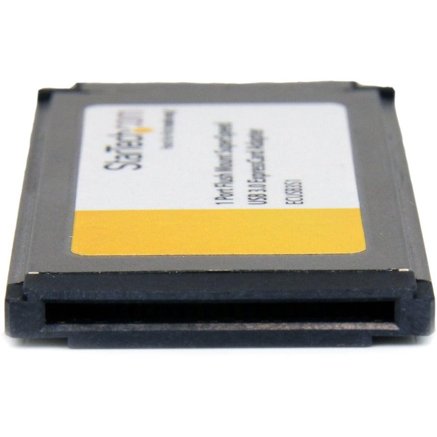 Startech.Com 1 Port Flush Mount Expresscard Superspeed Usb 3.0 Card Adapter With Uasp Support