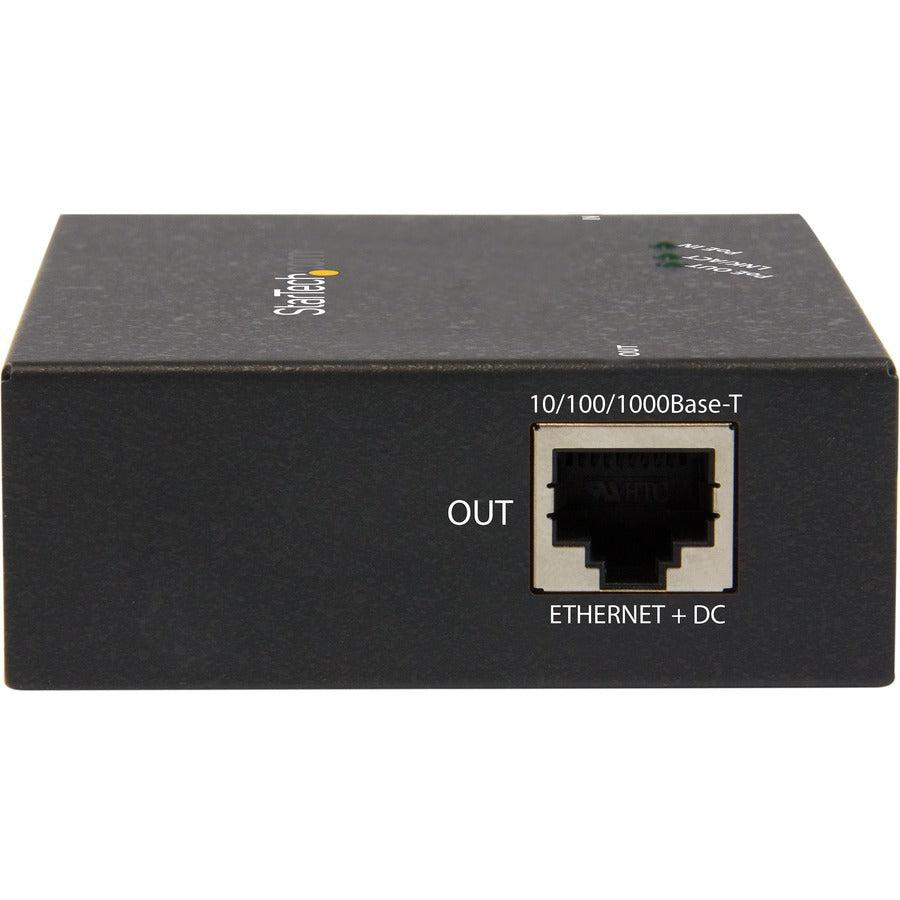 Startech.Com 1-Port Gigabit Poe+ Extender - 802.3At And 802.3Af - 100 M (330 Ft)