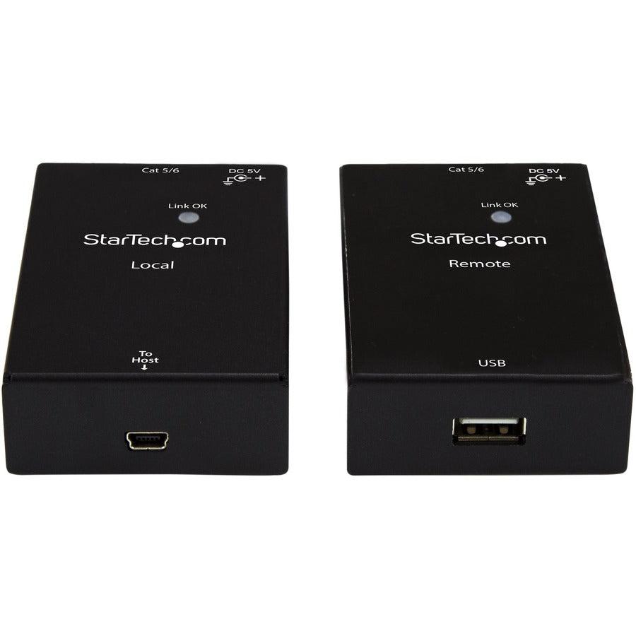 Startech.Com 1-Port Usb 2.0-Over-Cat5-Or-Cat6 Extender Kit - 165 Ft. (50 M)