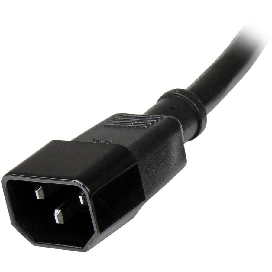 Startech.Com 10 Ft 14 Awg Computer Power Cord Extension - C14 To C13
