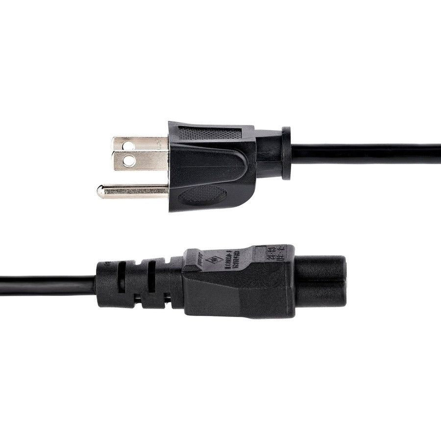 Startech.Com 10 Ft Standard Laptop Power Cord - Nema 5-15P To C5
