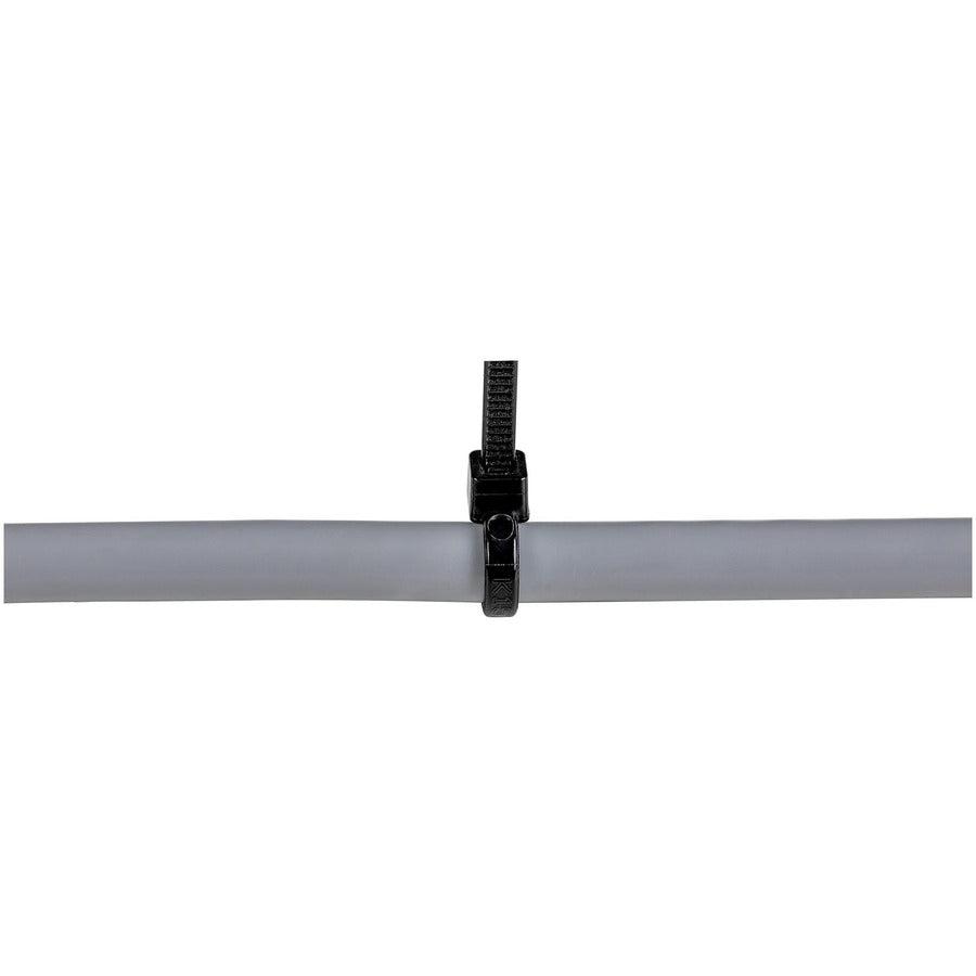 Startech.Com 100 Pack 6" Cable Ties - Black Medium Nylon/Plastic Zip Tie - Adjustable