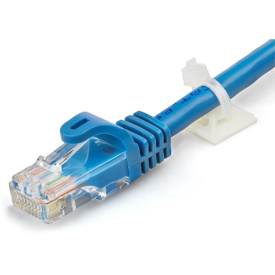 Startech.Com 100 Pack Cable Tie Mounts With Adhesive Tape For 0.13 In. (3.2 Mm) Wide Ties -
