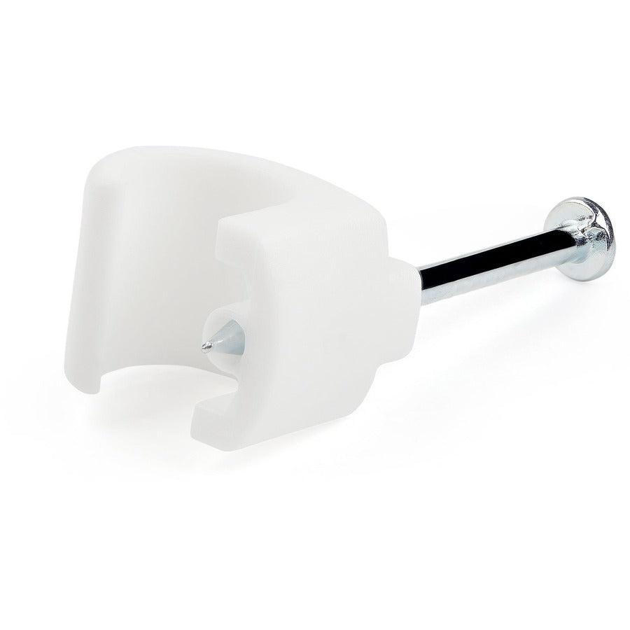 Startech.Com 100 Pack Large Cable Clips With Nail - Reusable - Nail-In Clamps - Wire Holding Clips -