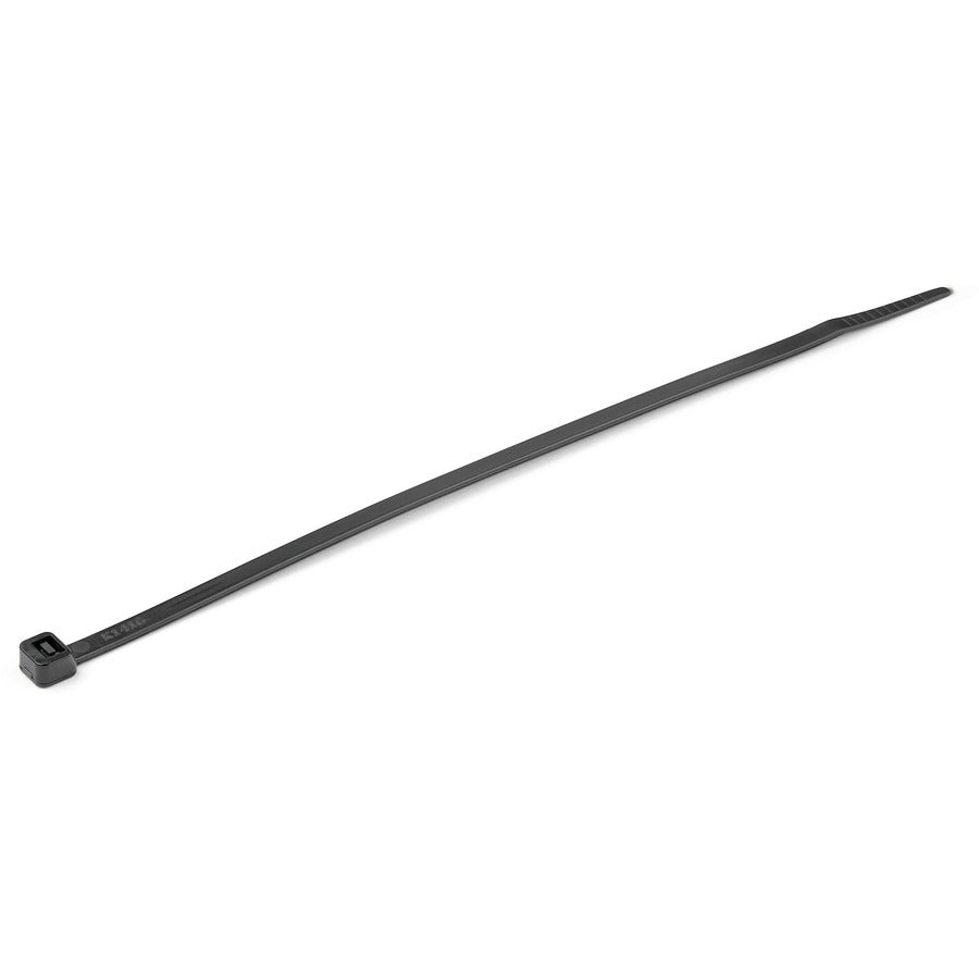 Startech.Com 1000 Pack 8" Cable Ties - Black Large Nylon/Plastic Zip Tie - Adjustable