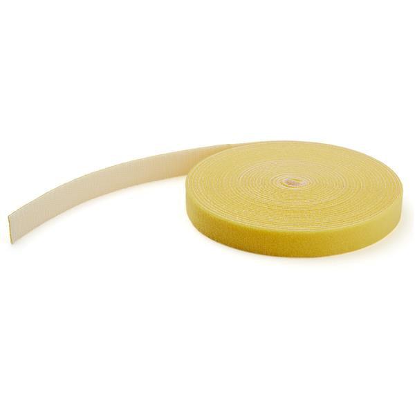 Startech.Com 100Ft Hook And Loop Roll - Cut-To-Size Reusable Cable Ties - Bulk Industrial Wire Hklp100Yw