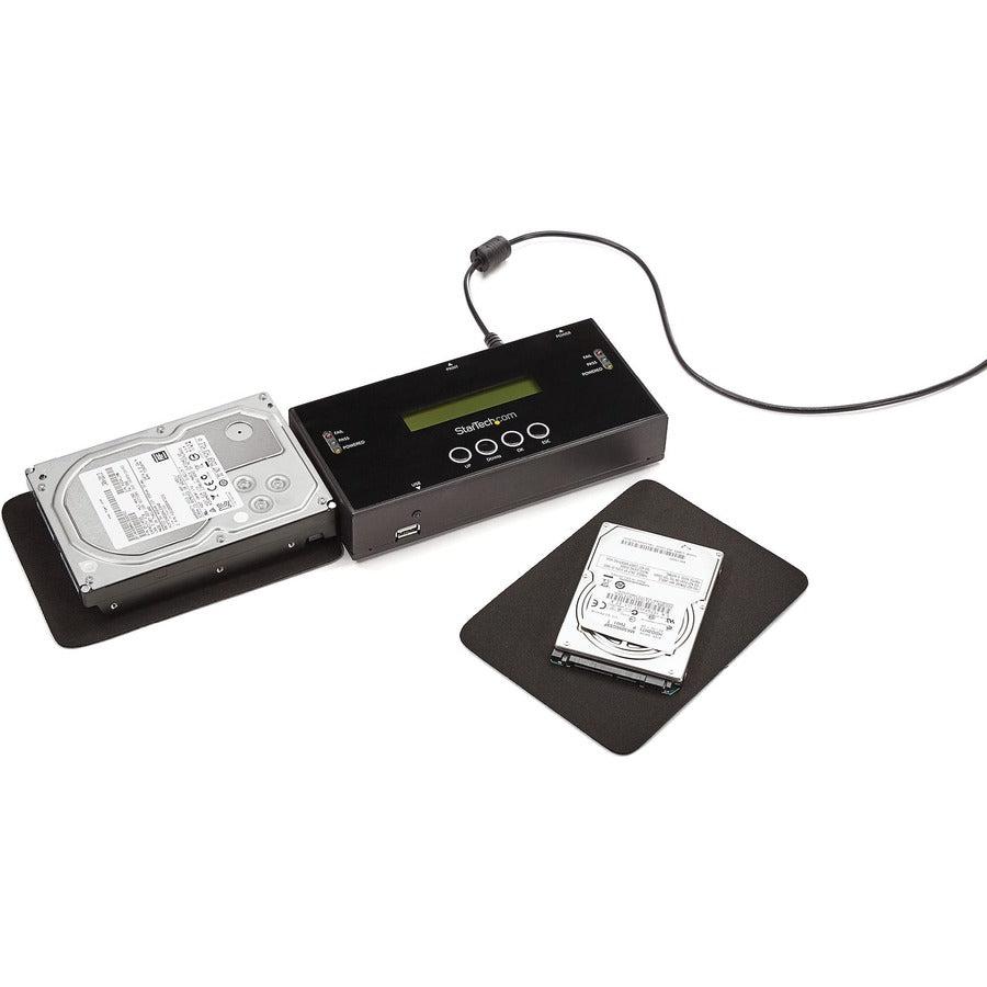 Startech.Com 1:1 Standalone Hard Drive Duplicator And Eraser For 2.5" / 3.5" Sata And Sas Drives