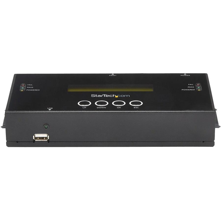 Startech.Com 1:1 Standalone Hard Drive Duplicator And Eraser For 2.5" / 3.5" Sata And Sas Drives