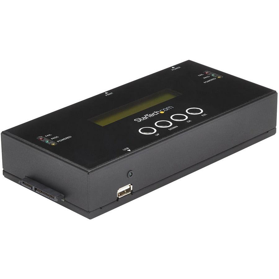 Startech.Com 1:1 Standalone Hard Drive Duplicator And Eraser For 2.5" / 3.5" Sata And Sas Drives