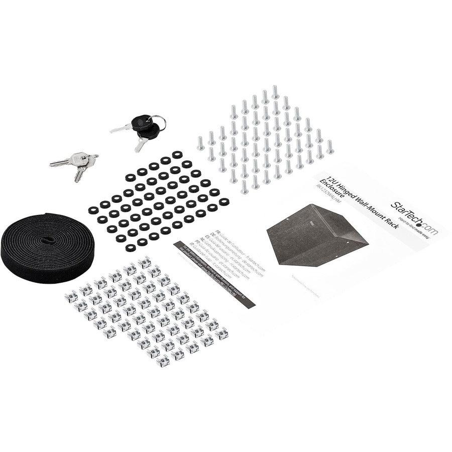 Startech.Com 12U 19" Wall Mount Network Cabinet - 4 Post 24" Deep Hinged Server Room Data Cabinet-