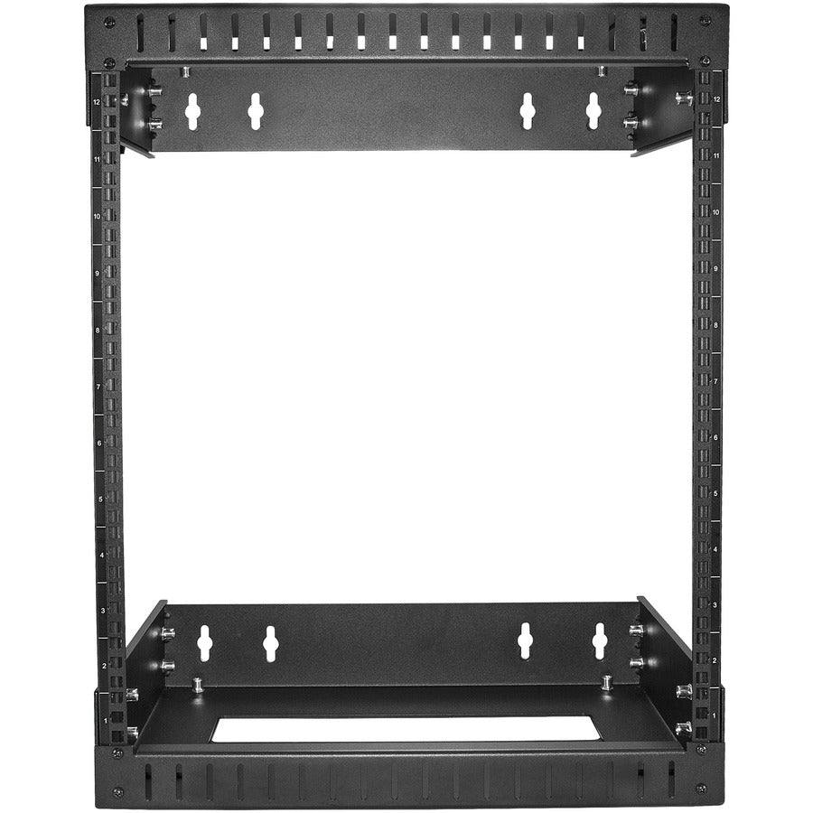 Startech.Com 12U 19" Wall Mount Network Rack - Adjustable Depth 12-20" 2 Post Open Frame Server Room