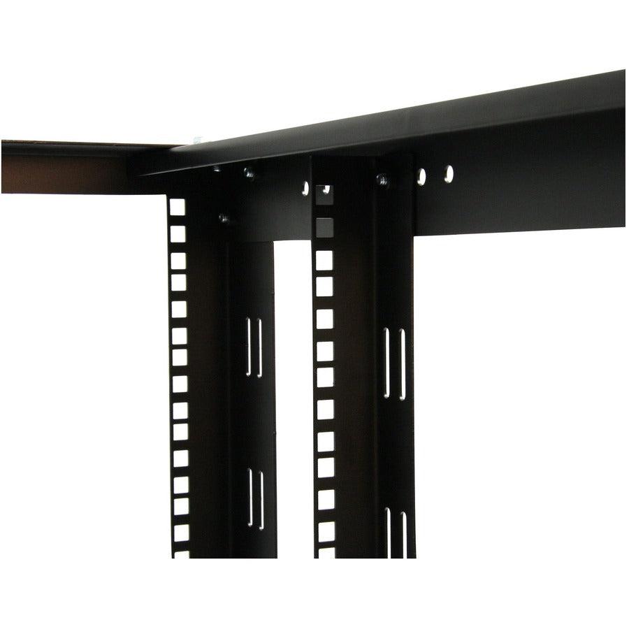 Startech.Com 12U 4 Post Server Equipment Open Frame Rack Cabinet W/ Adjustable Posts & Casters