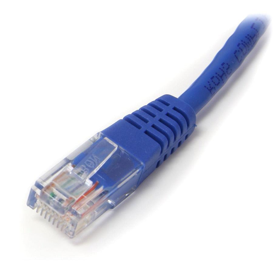 Startech.Com 15 Ft Cat5E Blue Molded Rj45 Utp Cat 5E Patch Cable - 15Ft Patch Cord