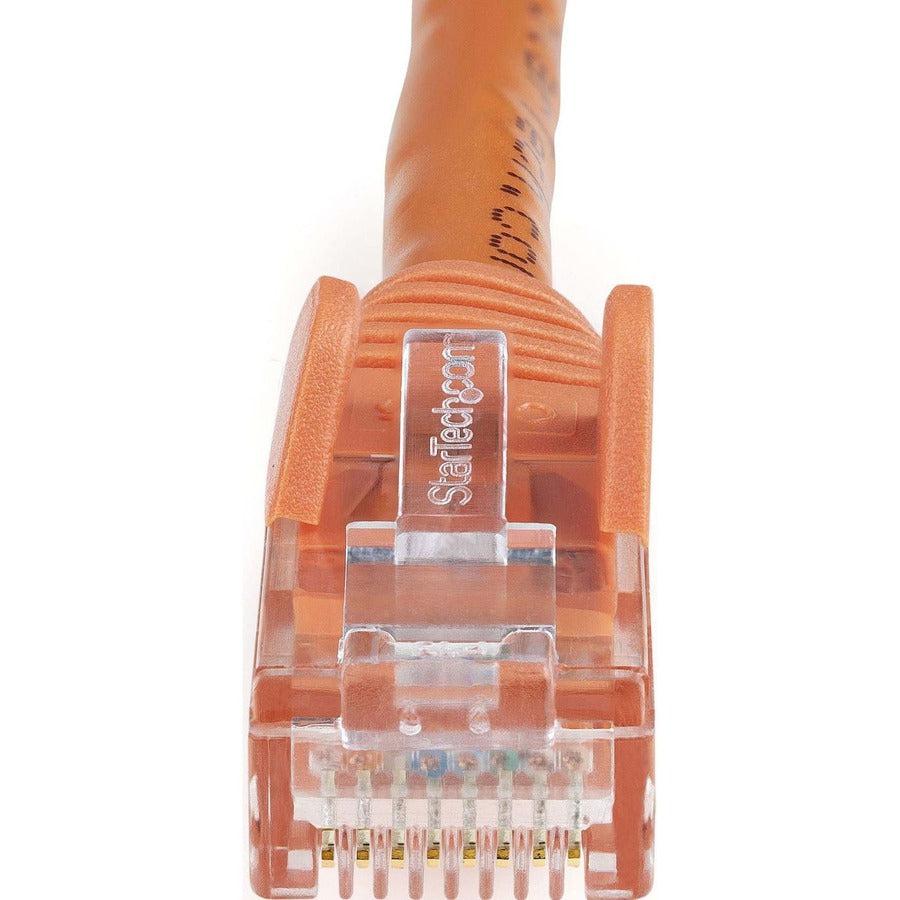 Startech.Com 150Ft Cat6 Ethernet Cable - Orange Cat 6 Gigabit Ethernet Wire -650Mhz 100W Poe Rj45 Utp Network/Patch Cord Snagless W/Strain Relief Fluke Tested/Wiring Is Ul Certified/Tia