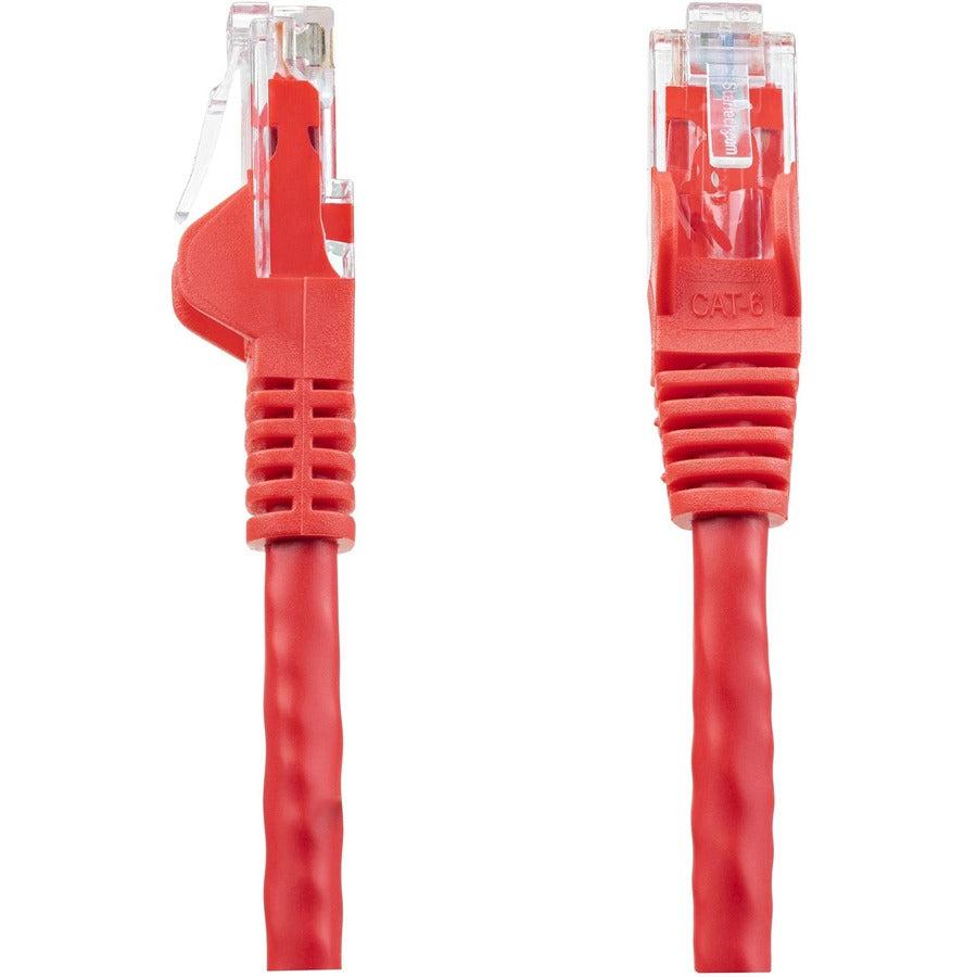 Startech.Com 15Ft Cat6 Ethernet Cable - Red Cat 6 Gigabit Ethernet Wire -650Mhz 100W Poe Rj45 Utp N6Patch15Rd
