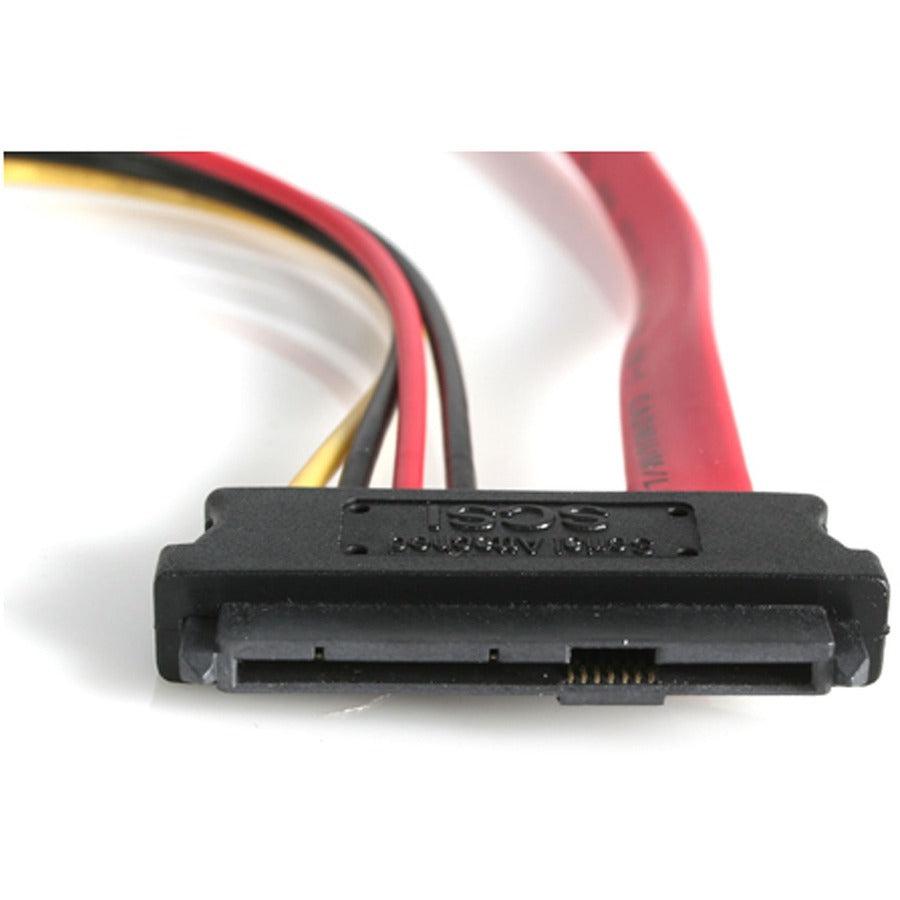 Startech.Com 18In Sas 29 Pin To Sata Cable With Lp4 Power