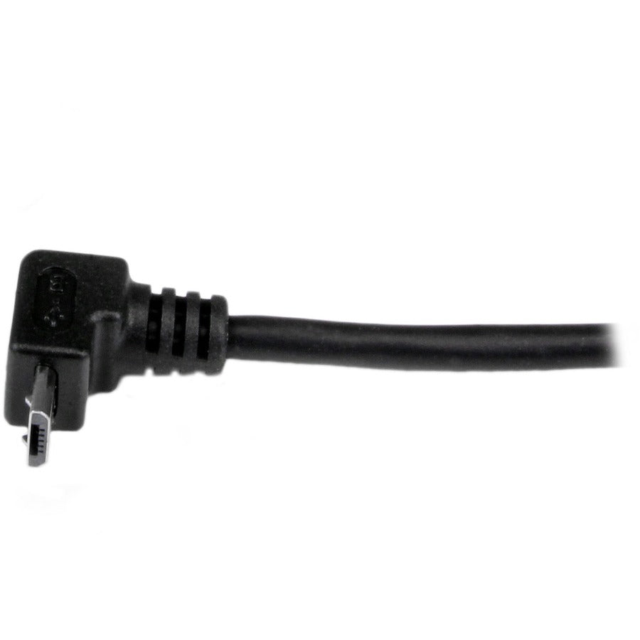 Startech.Com 1M Micro Usb Cable - A To Up Angle Micro B