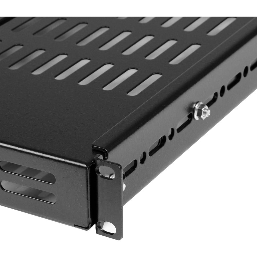 Startech.Com 1U Adjustable Mounting Depth Vented Rack Mount Shelf - 175Lbs / 80Kg